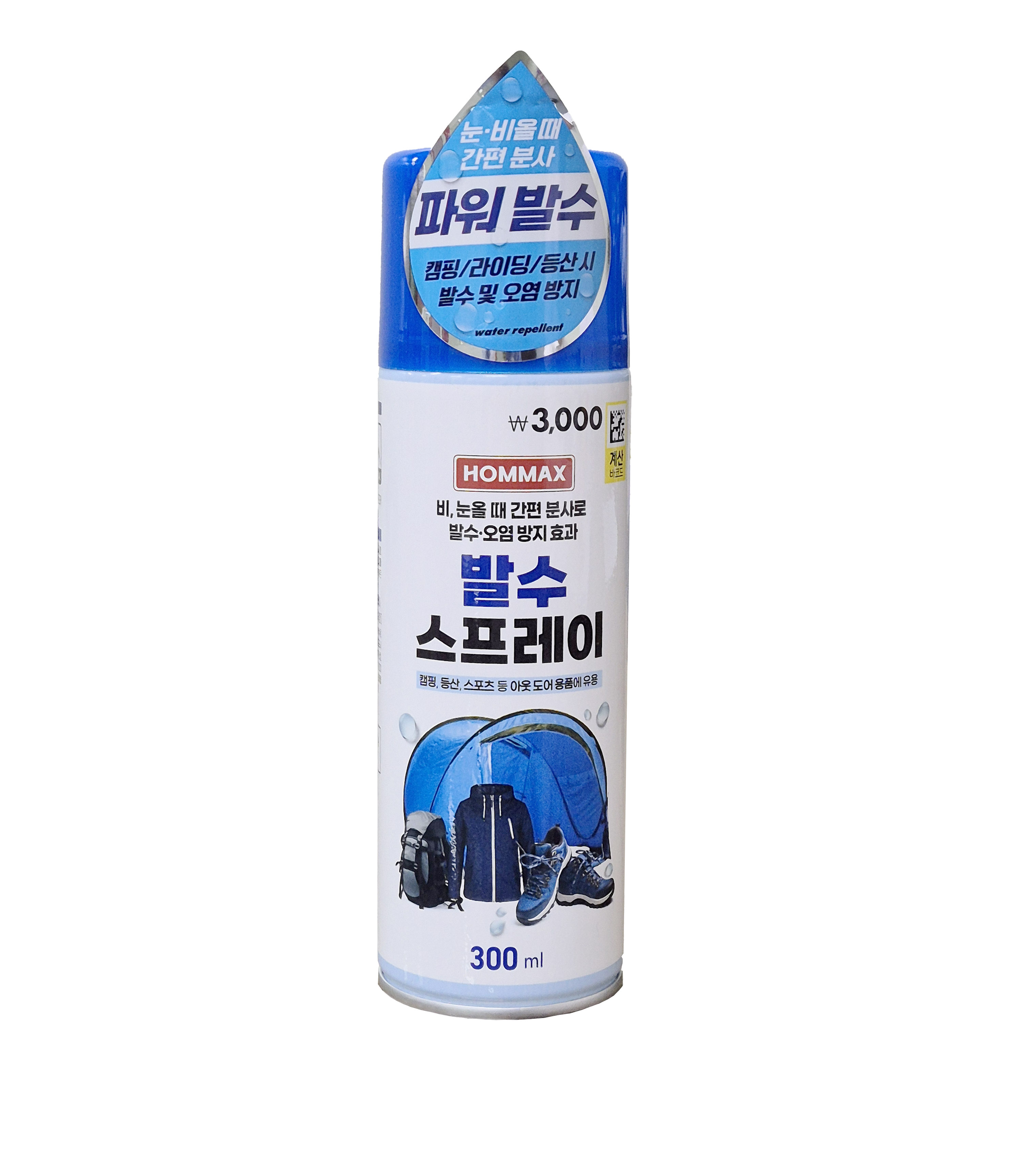 10380343-KO 홈맥스 캠핑 발수스프레이 300㎖